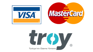 Visa, MasterCard ve Troy ile ödeme