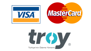 Visa, MasterCard ve Troy ile ödeme